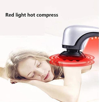 NIVKART Double Headed Full Body Massager For Pain Relief With Infrared Heat | Handheld | Deep Tissue Massage For Relaxation Of Foot Back Legs Pain Relief With 1 Year Warranty