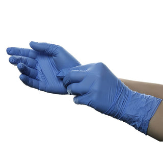 NIVKART® NITRILE GLOVES POWDER FREE medical grade purple(PACK OF 80) MEDIUM