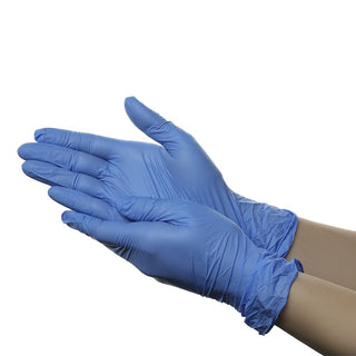 NIVKART® NITRILE GLOVES POWDER FREE medical grade purple(PACK OF 80) MEDIUM