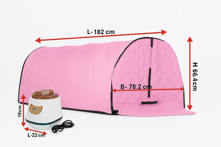 NIVKART Sleeping Portable Steam Bath  Foldable With 3 Litre Steamer