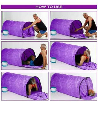 NIVKART Sleeping Portable Steam Bath  Foldable With 3 Litre Steamer