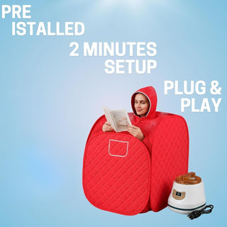 NIVKART Portable Steam Bath With 3 Litre Steamer | Remote | Tent Size 105 * 100 * 95(CMS)