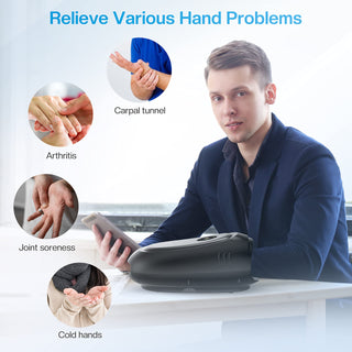 COMFIER Smart Hand Massager Machine,APP Control,Hand Massage with Heat and Compression,Massager for Arthristis,Carpal Tunnel,Hand Wrist Finger Massager,3 Heat Levels&3 Intensities,Gifts for Women,Men