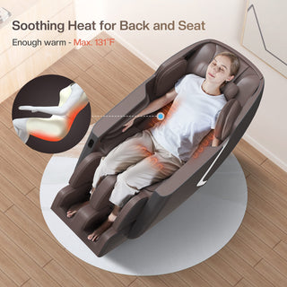 COMFIER Full Body Massage Recliner Chair,Brown