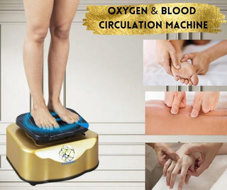 NIVKART Full Body Oxygen And Blood Circulation Massager Machine Vibration And Magnetic Therapy For, Arthritis,Constipation, Muscles Pain Relief, Obesity, - nivkart.com