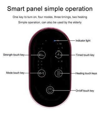 NIVKART CORDLESS Smart Hand Acupressure Device For Acupunture Palm Acupressure Hand Guard Machine Electric Hand Massager For Numbness Accu Point Portable Hand Therapy Massager For Home With Heat - nivkart.com