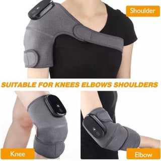 NIVKART Cordless Knee Massager For Pain Relief |Knee Massager, Electric Knee Massage Machine with Infrared Heated Vibration Physiotherapy Also Useful For Shoulder,Arms|GEN 2 |1 Year Warranty - nivkart.com