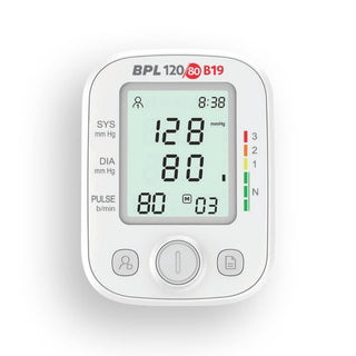 BPL B19 Digital Blood Pressure Monitor Fully Automatic BP Checking Machine with USB, LCD Display, 3 Years Warranty - nivkart.com