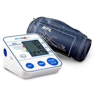 BPL B19 Digital Blood Pressure Monitor Fully Automatic BP Checking Machine with USB, LCD Display, 3 Years Warranty - nivkart.com