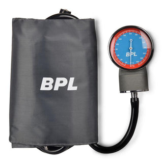 BPL Medical Technologies Aneroid Sphygmomanometer Blood Pressure Monitor (Gray) - nivkart.com