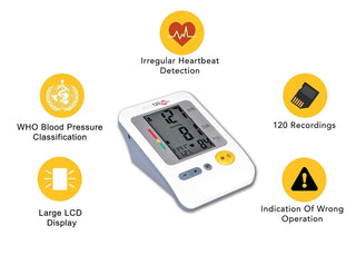 BPL Medical Technologies Automatic Blood Pressure Monitor BPL120/80 B1 - (White) (BPL 120/80 B1) - nivkart.com