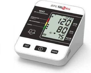 BPL Medical Technologies Automatic Blood Pressure Monitor BPL120/80 B16 - (Black) - nivkart.com