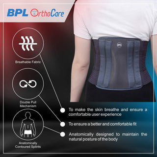 BPL Medical Technologies OrthoCare Contoured Lumbar Support- XL - nivkart.com