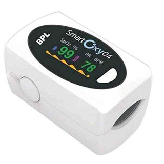 BPL Medical Technologies Pulse Oximeter Oxy 04, White - nivkart.com