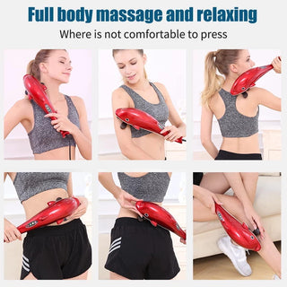 NIVGROW Dolphin Body Massager Electronic Hammer Massager With 1 Year Warranty - nivkart.com