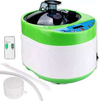 NIVKART 4 Liters Sauna Steamer, Portable Steam Generator with Remote Control, Stainless Steel Pot, Spa Machine with Timer Display for Body Detox - nivkart.com