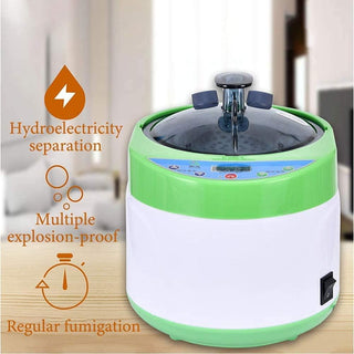 NIVKART 4 Liters Sauna Steamer, Portable Steam Generator with Remote Control, Stainless Steel Pot, Spa Machine with Timer Display for Body Detox - nivkart.com