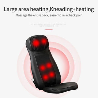 NIVKART - Back And Neck Massager Seat With Shiatsu Kneading Rolling And Heating Functions 2D Massage GEN 3 | Portable Massage Chair | 1 Year Warranty - nivkart.com