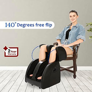 Nivkart Deluxe Leg Foot Calf Massager Shiatsu Relaxing Massage with Vibration Kneading Sole Rollers for Heat Therapy With Air Pressure Technology | 2 Years Warranty - nivkart.com