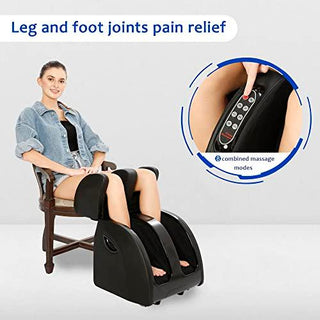 Nivkart Deluxe Leg Foot Calf Massager Shiatsu Relaxing Massage with Vibration Kneading Sole Rollers for Heat Therapy With Air Pressure Technology | 2 Years Warranty - nivkart.com