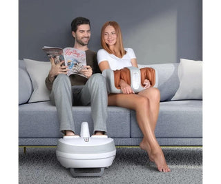 NIVKART Detachable Electric Corded FOOT Leg Calf Knee Thigh Elbow Massager With Air Pressure,Air Compression Technology,Shiastu Foot Massager Machine Relieves Sore Feet, Calfs And Legs - nivkart.com