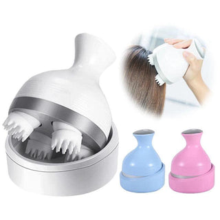 NIVKART Hair Scalp Rechargeable Electric Head Kneading Massager, Handheld Portable Head Scratcher Massager for Hair Growth, Full Body Pain Relief, Deep Clean & Stress Relax |1 YEAR WARRANTY - nivkart.com