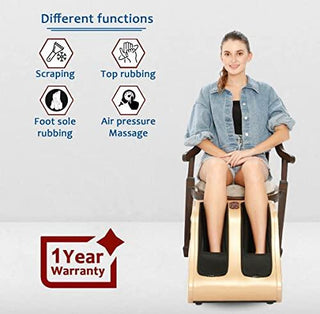 NIVKART Leg Foot Massager for Pain Relief Foot, Calf and Leg Massage with Vibration and Heat Therapy AIR PRESSURE TECHNOLOGY (Hand Like Pressing) And 1 Year Warranty - nivkart.com