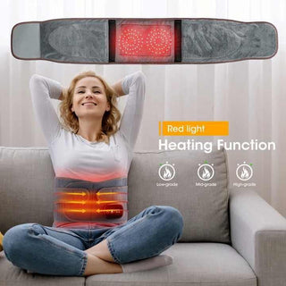 NIVKART Lower Back Pain Relief Belt With Infrared Heating Wirless Back Pain Relief Belt | Lumbar support belt | Orthopedic belt With Heat And Vibration - nivkart.com