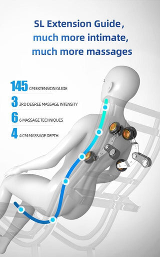 NIVKART Luxury Premium Massage Chair Full Body with Voice Control | Home Stress Relief 3D Massage Chair with SL Track Zero Gravity with Back Foot and Calf Heating Multiple Massage Mode - nivkart.com