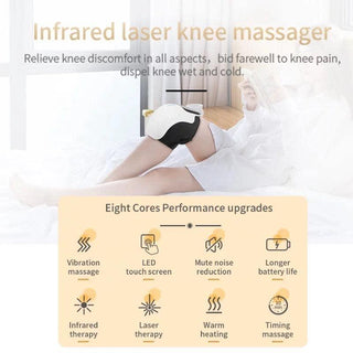 NIVKART Smart Knee Massager Magnetic Vibration Heating Joint Physiotherapy Electric Massage Pain Relief Rehabilitation Equipment - nivkart.com