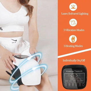 NIVKART Smart Knee Massager Magnetic Vibration Heating Joint Physiotherapy Electric Massage Pain Relief Rehabilitation Equipment - nivkart.com