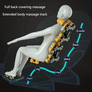 NIVKART Super Luxury Premium Full Body Massage Chair | Kneading Heating Massage Acupuncture Point Massage Chair With One Button Zero Gravity Function | 2 Year Warranty - nivkart.com