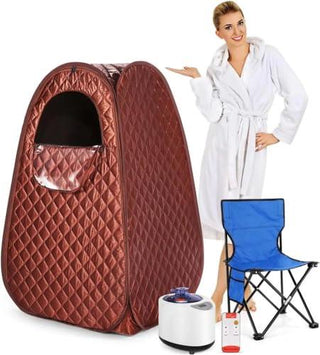 NIVKART Ultra Premium Portable Steam Sauna Bath With 2 Litre Steamer | Remote | Chair | Tent Size 78 * 77 * 144(CMS) - nivkart.com